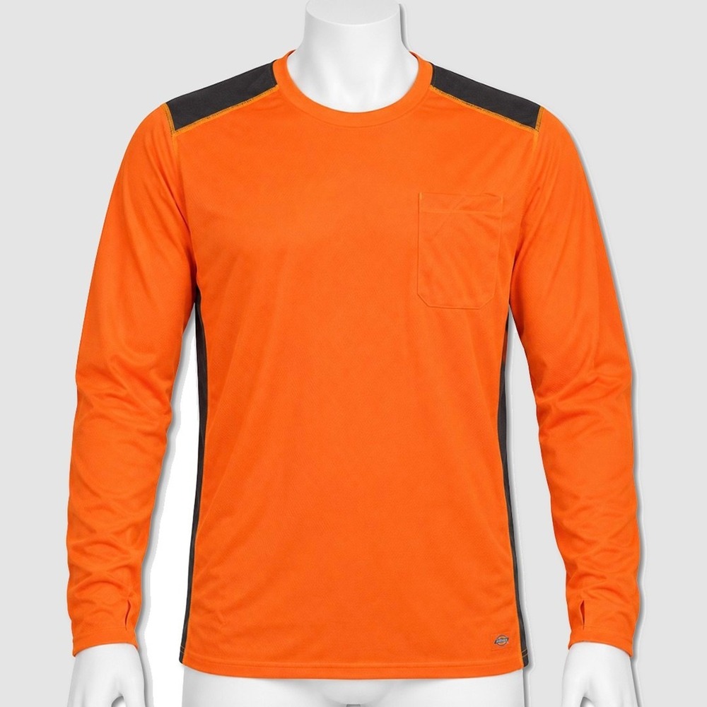 Mens Dickies Temp-IQ 365 Climate Control Shirt - NWT Size 2XL Orange - #48133-N3